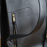 KikaNY Accessories Bags Postal Backpack #1 in Black Black / 17" L x 12" W x 4” D