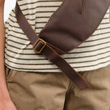 KikaNY Accessories Bags Sling Pouch in Walnut Walnut / 16" L X 5" D