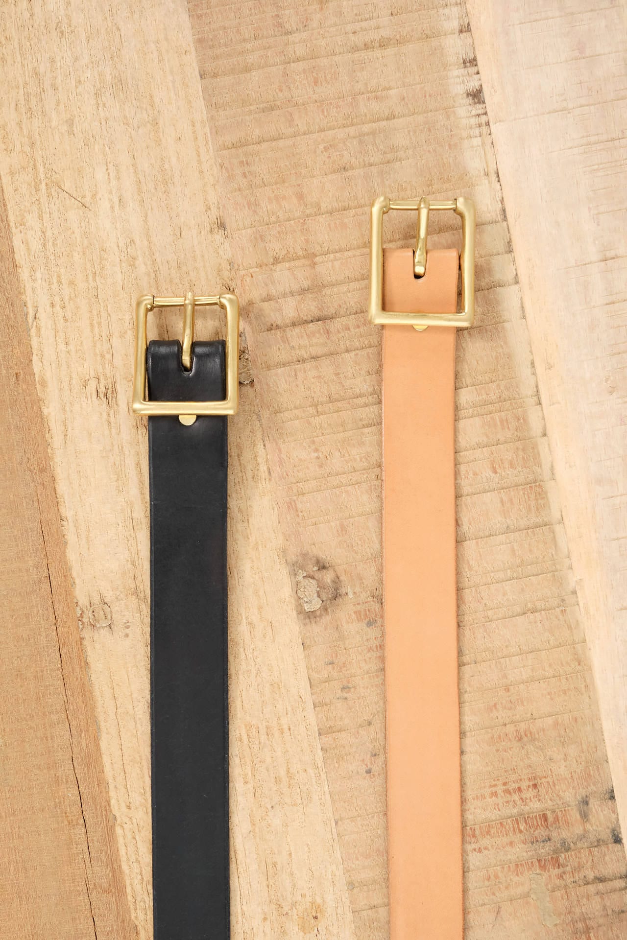 KikaNY Accessories Belts Square Buckle Belt in Black