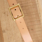 KikaNY Accessories Belts Square Buckle Belt in Natural