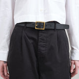 KikaNY Accessories Belts Square Buckle Belt in Black