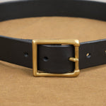 KikaNY Accessories Belts Square Buckle Belt in Black