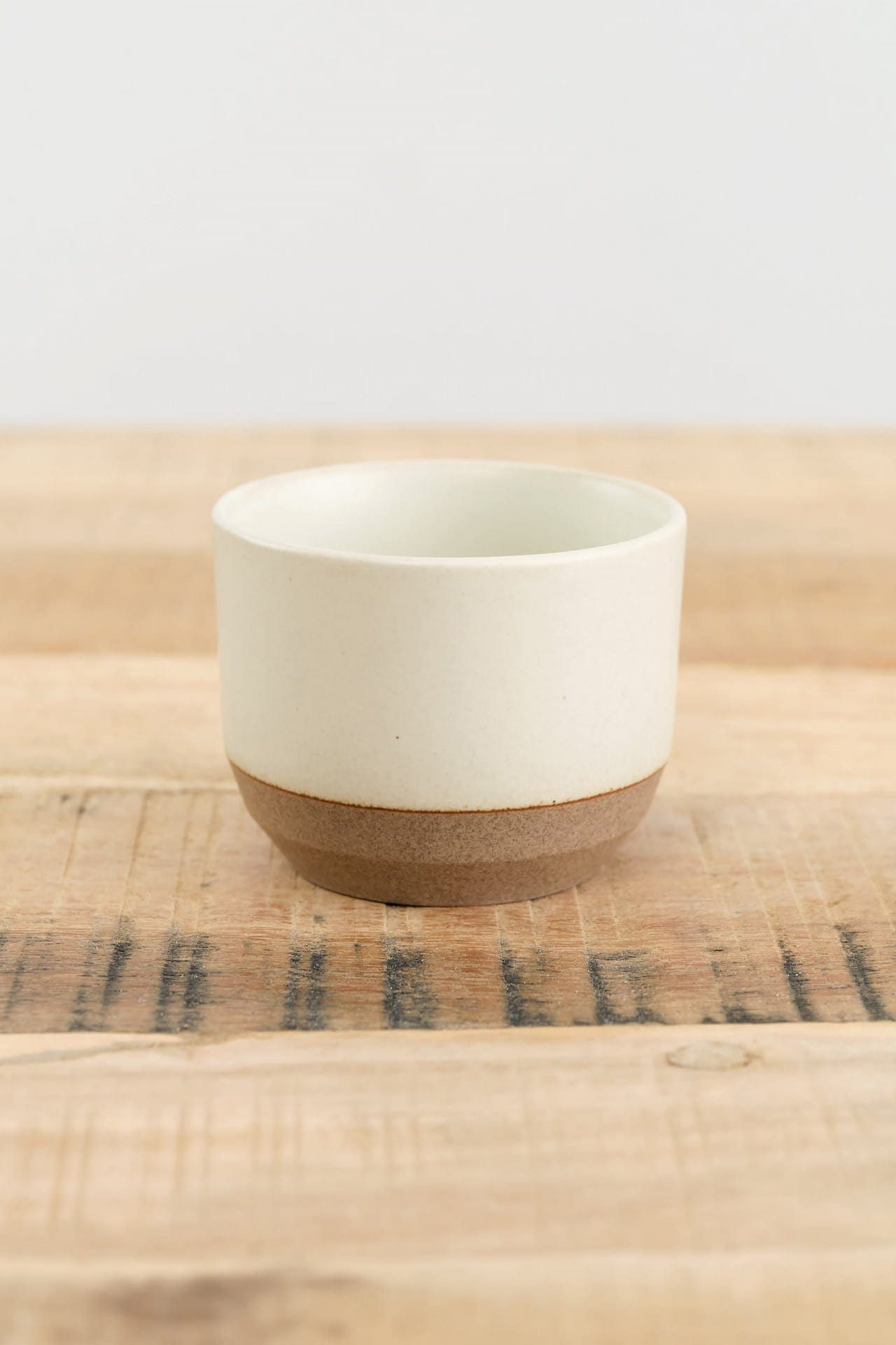 Kinto Home CoffeeTea 6 oz Ceramic Lab Cup White / 3" Dia X 2.5" H