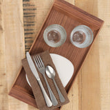 Kinto Home Kitchen Serving Sepia Nonslip Tray Walnut / 16.75" L X 8.5" W X 0.75" D
