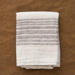 Kontex Home Bath Textiles Flax Line Washcloth Brown-Beige / 13.25" L X 13.25" W