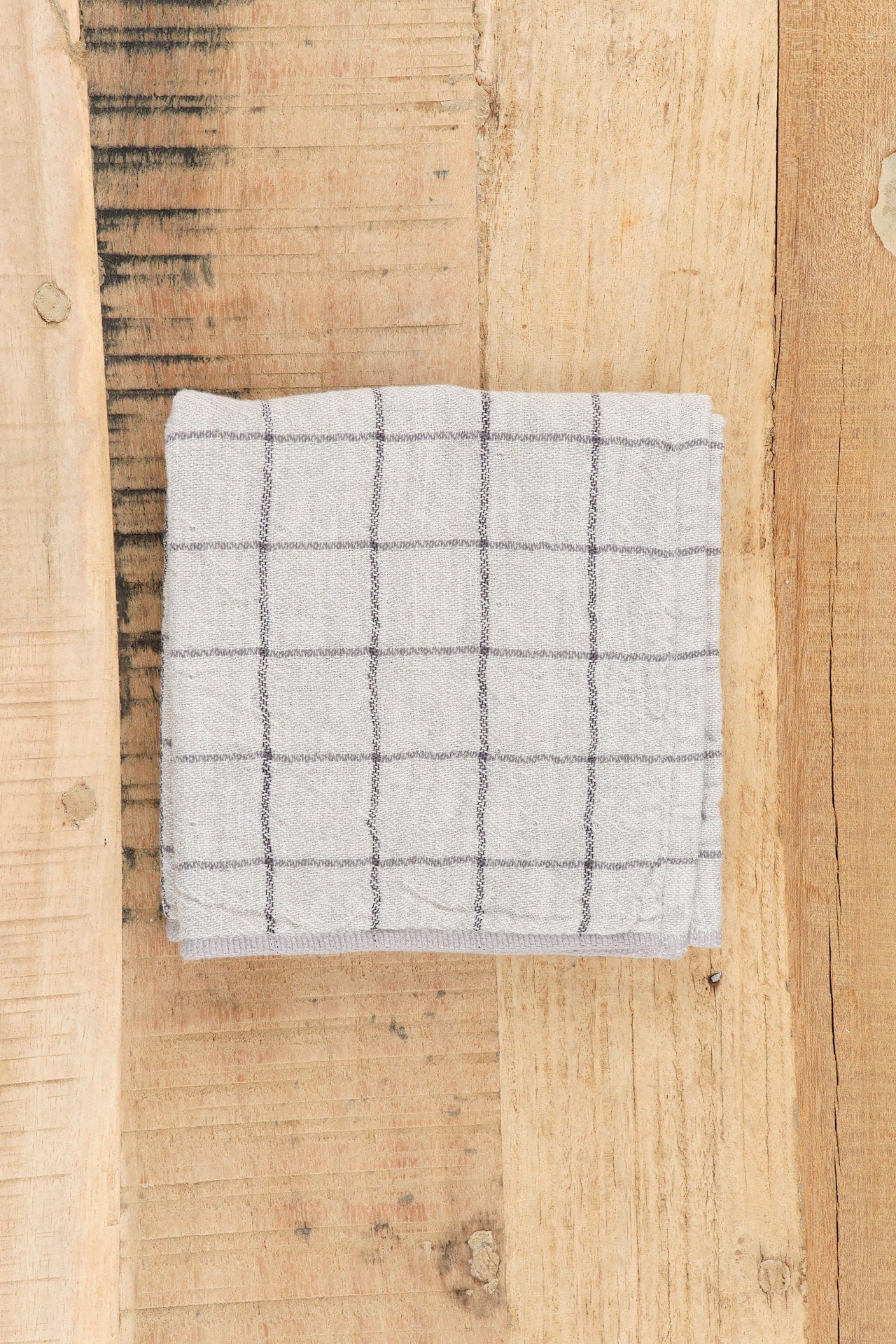 Kontex Home Bath Textiles Graph Washcloth Earl Grey / 13" L X 13" W