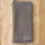 Kontex Home Bath Textiles Lattice Hand Towel in Brown Brown / 33.5" L x 14.25" W