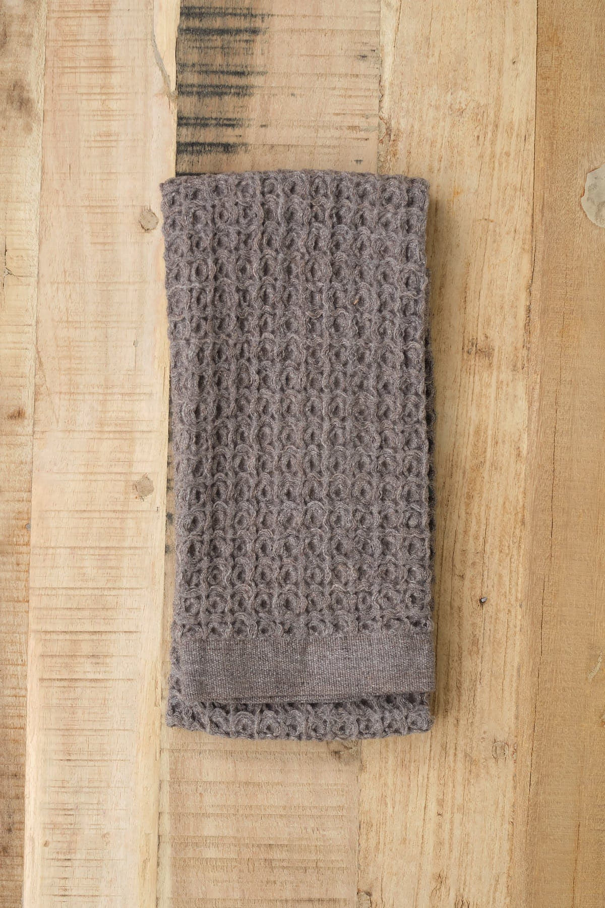 Kontex Home Bath Textiles Lattice Hand Towel in Brown Brown / 33.5" L x 14.25" W