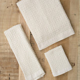 Kontex Home Bath Textiles Lattice Linen Bath Towel