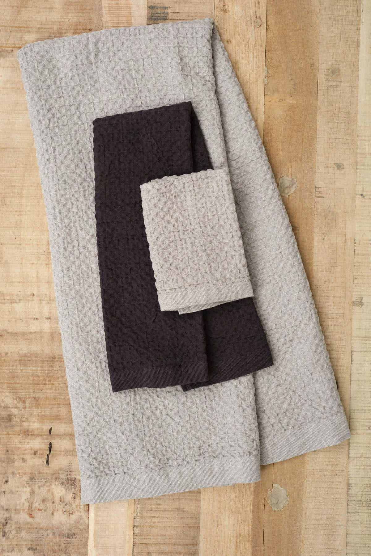 Kontex Home Bath Textiles Lattice Linen Bath Towel