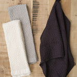 Kontex Home Bath Textiles Lattice Linen Hand Towel