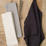 Kontex Home Bath Textiles Lattice Linen Hand Towel