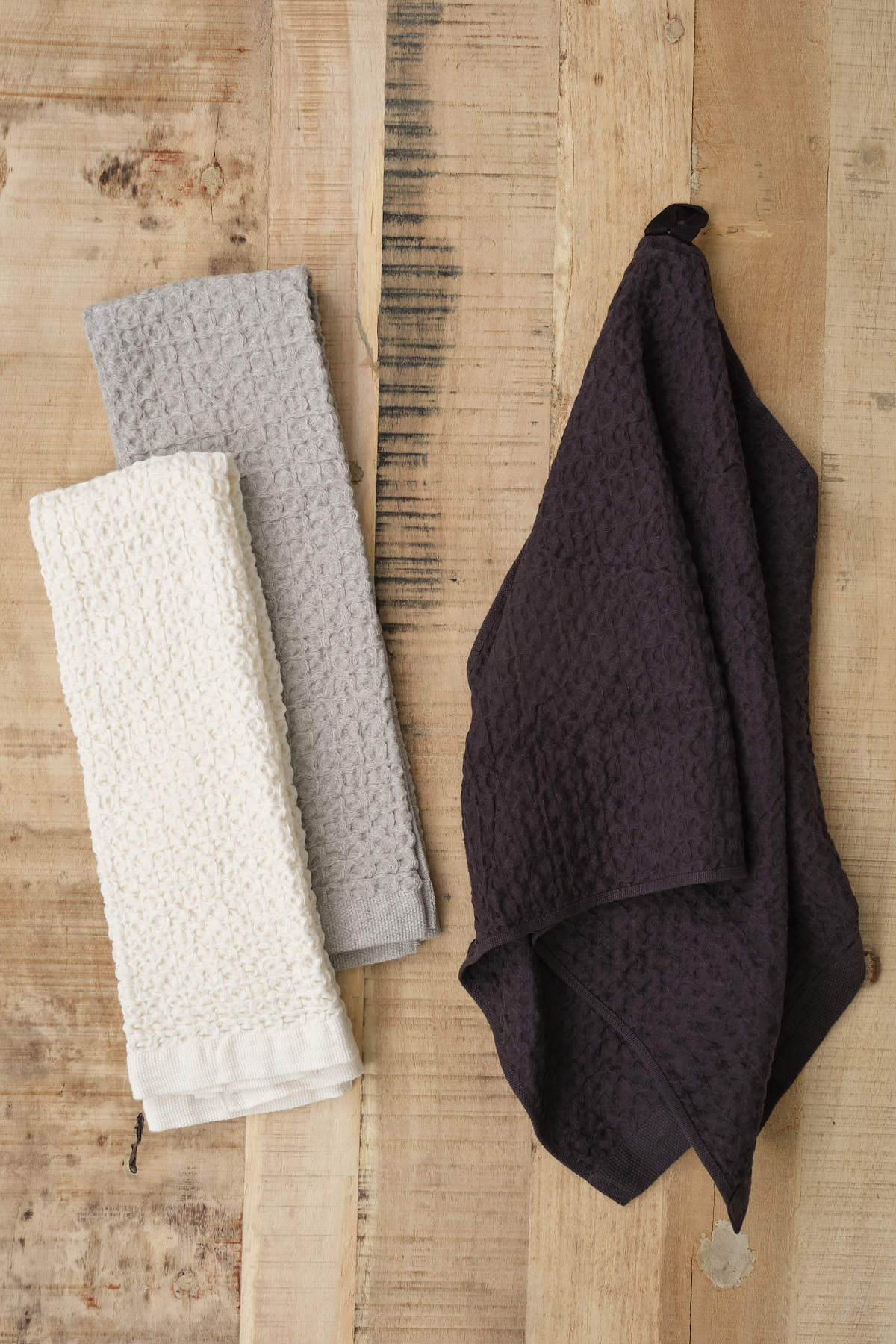 Kontex Home Bath Textiles Lattice Linen Hand Towel