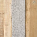 Kontex Home Bath Textiles Lattice Linen Hand Towel Ice Grey / 33.5" L x 15" W
