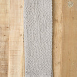 Kontex Home Bath Textiles Lattice Linen Hand Towel Ice Grey / 33.5" L x 15" W