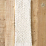 Kontex Home Bath Textiles Lattice Linen Hand Towel Ivory / 33.5" L x 15" W