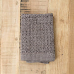 Kontex Home Bath Textiles Lattice Washcloth in Brown Brown / 14.25" L X 14.25" W