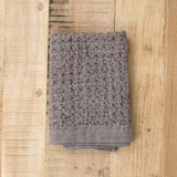 Kontex Home Bath Textiles Lattice Washcloth in Brown Brown / 14.25" L X 14.25" W