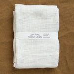Moku Linen Hand Towel in Light Grey