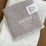 Kontex Home Bath Textiles Moku Light Washcloth in Grey Grey / 11" L X 11" W