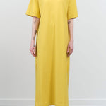 Front view of Boxy T-Shirt Dress in Daffodil