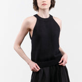 Kowtow Apparel Womens Sweaters Ebony Singlet Black / XXSmall