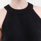 Kowtow Apparel Womens Sweaters Ebony Singlet