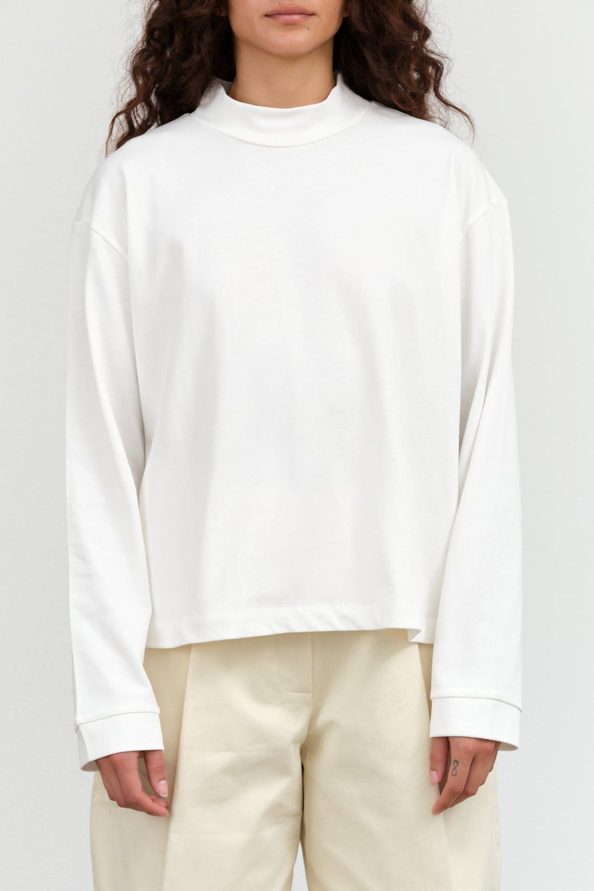 Kowtow Apparel Womens Blouses Reflect Top in Off White