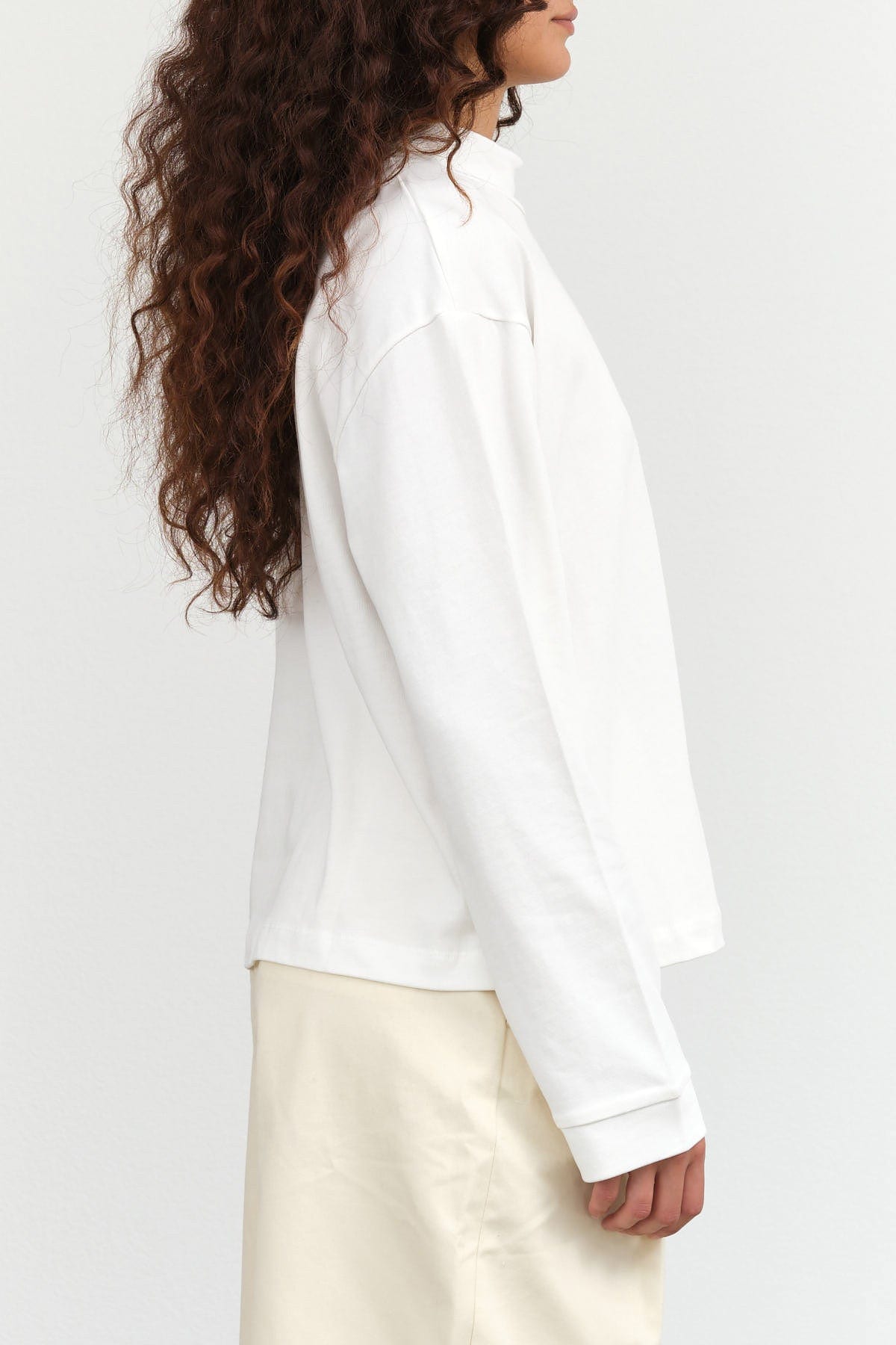 Kowtow Apparel Womens Blouses Reflect Top in Off White
