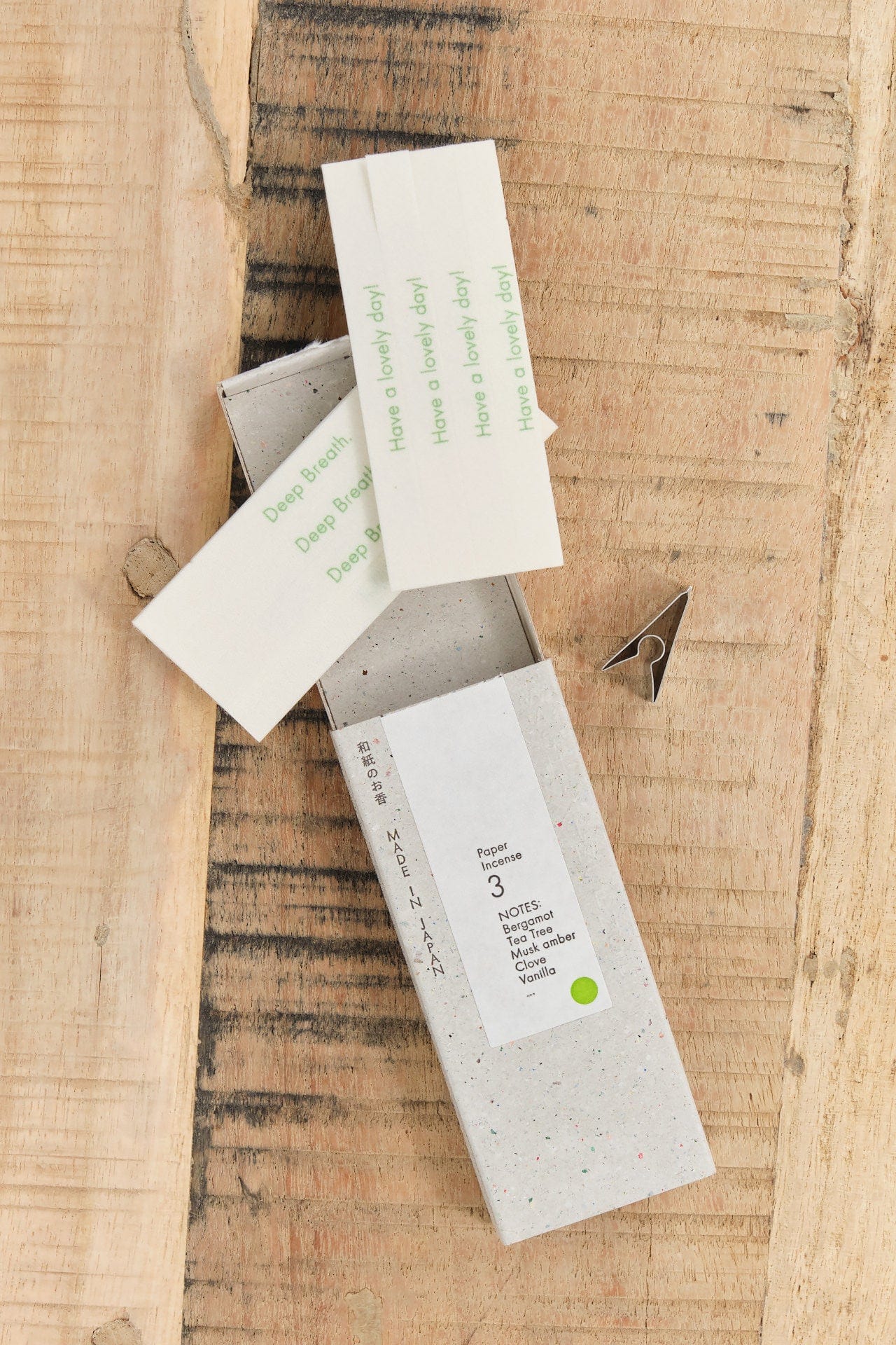 Kunjudo Home Incense Washi Paper Incense Strips