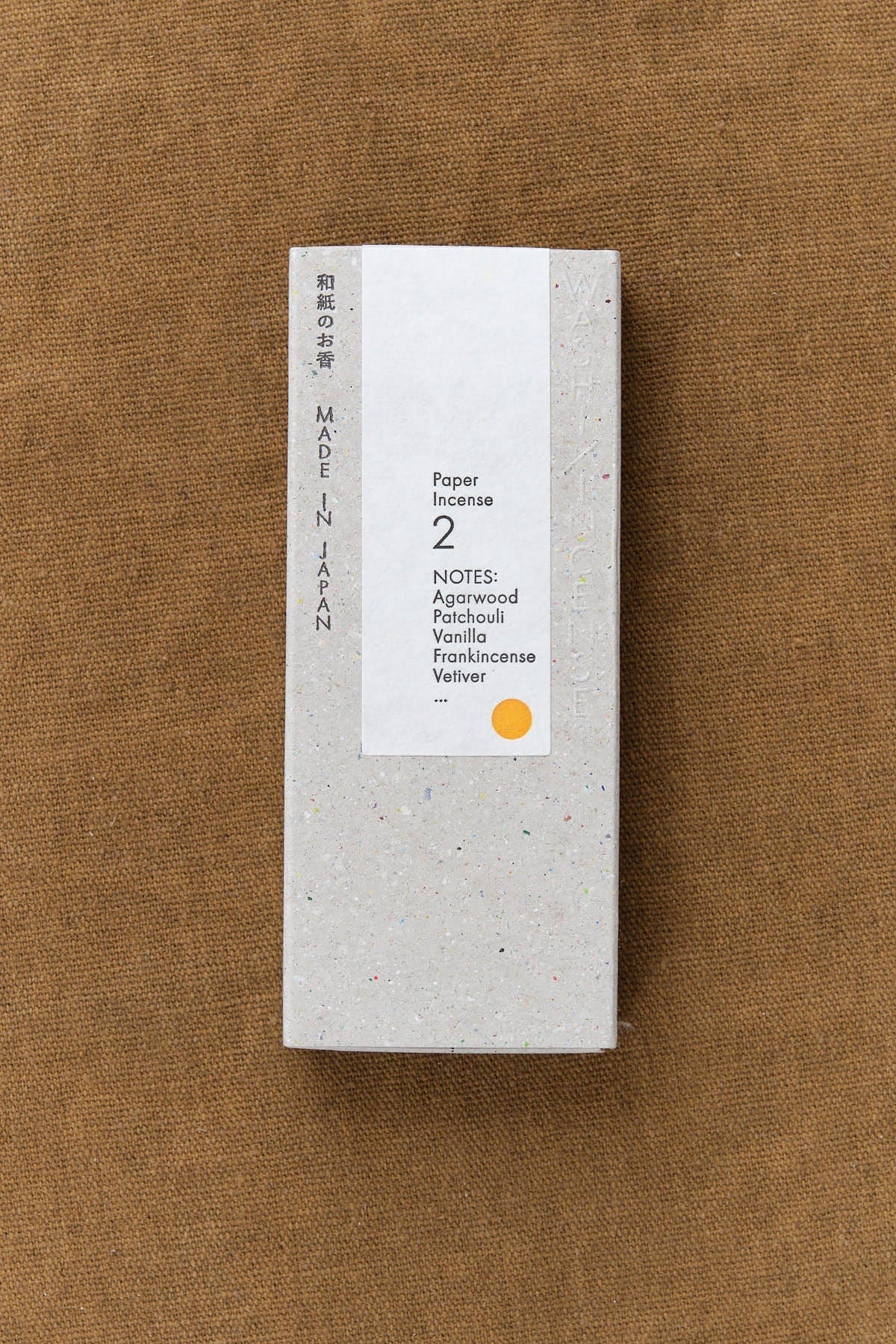 Kunjudo Home Incense Washi Paper Incense Strips Elegant Agarwood