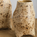 Brown Speckled Big Momma Vase by Laura Morningstar