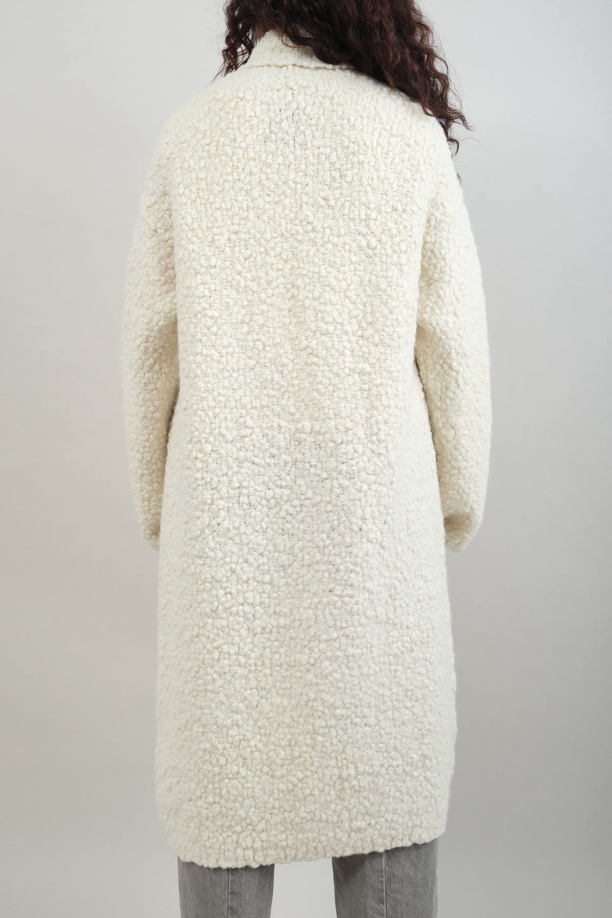 Long Knitted Alpaca and Wool Berber Coat