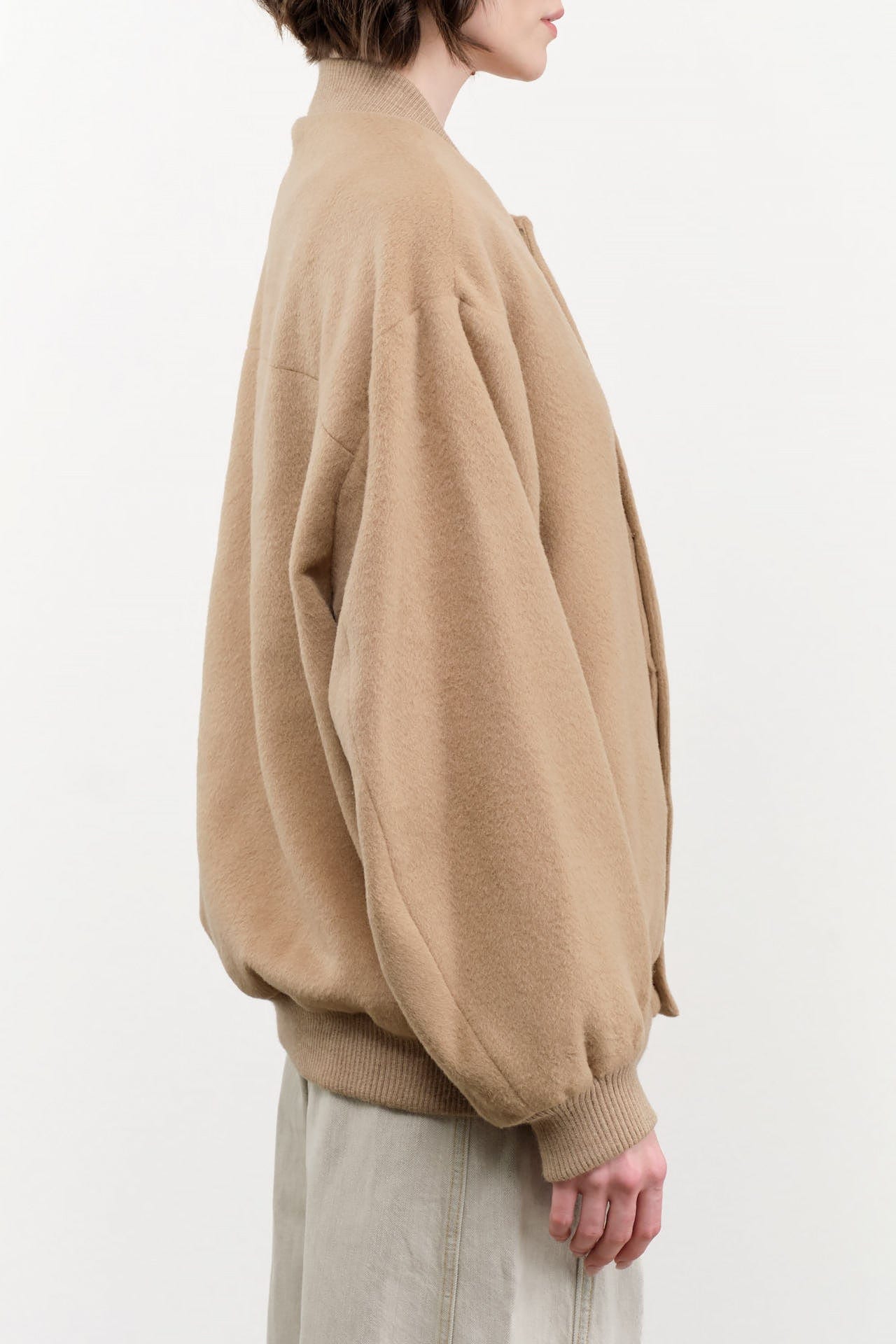 Lauren Manoogian Apparel Womens Jackets Brushed Bomber