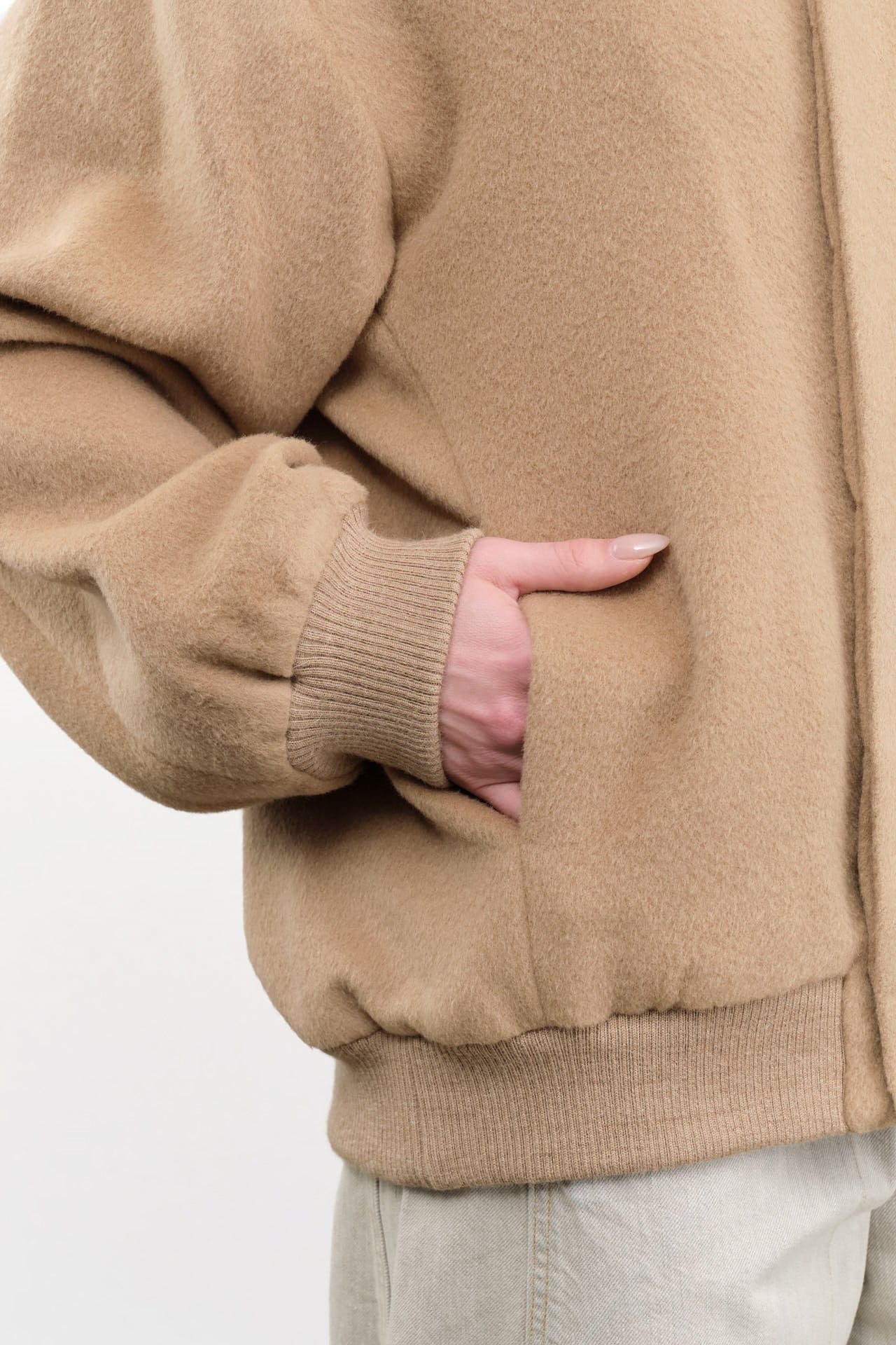 Lauren Manoogian Apparel Womens Jackets Brushed Bomber