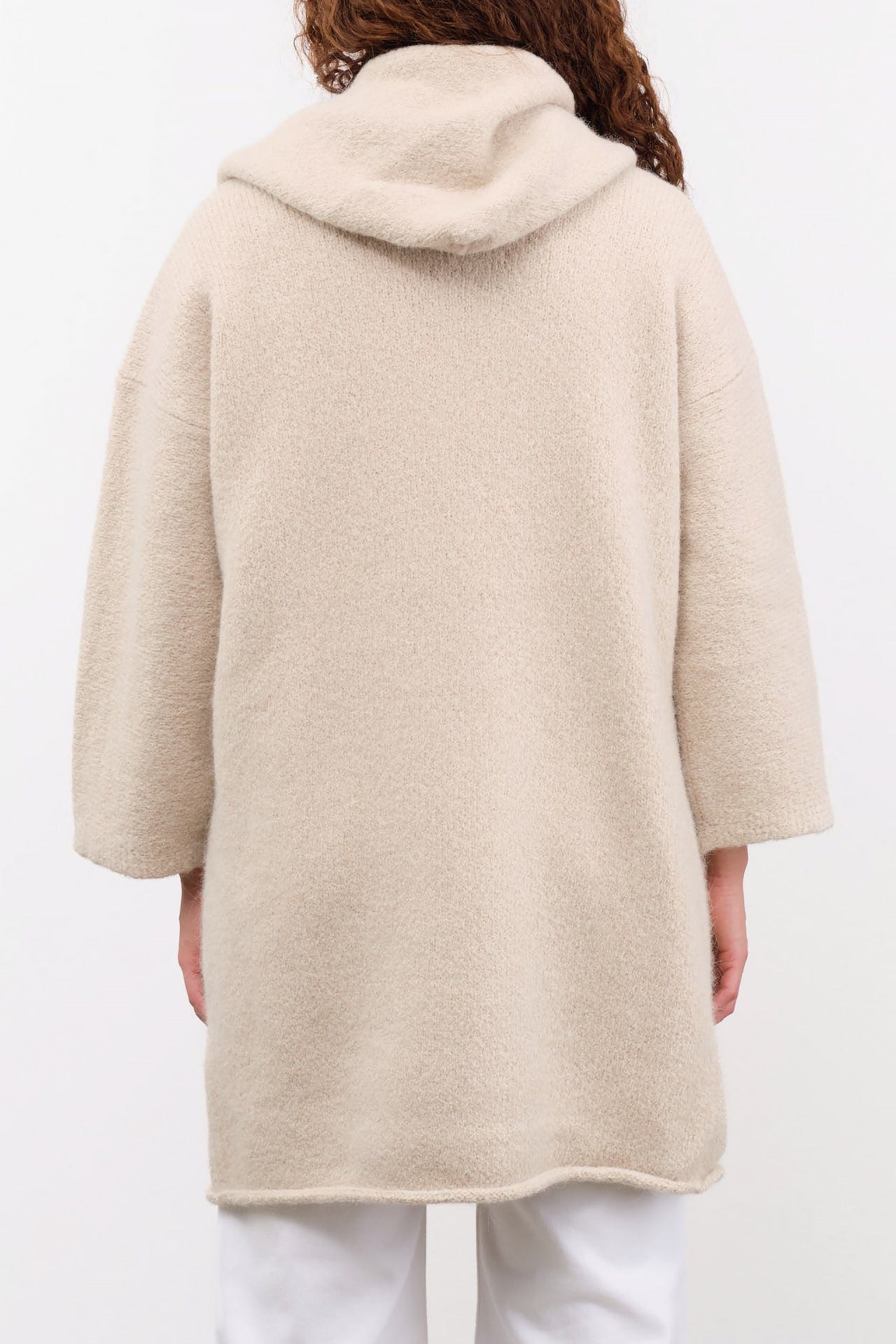 Lauren Manoogian Apparel Womens Outerwear Capote Coat in Antique Melange