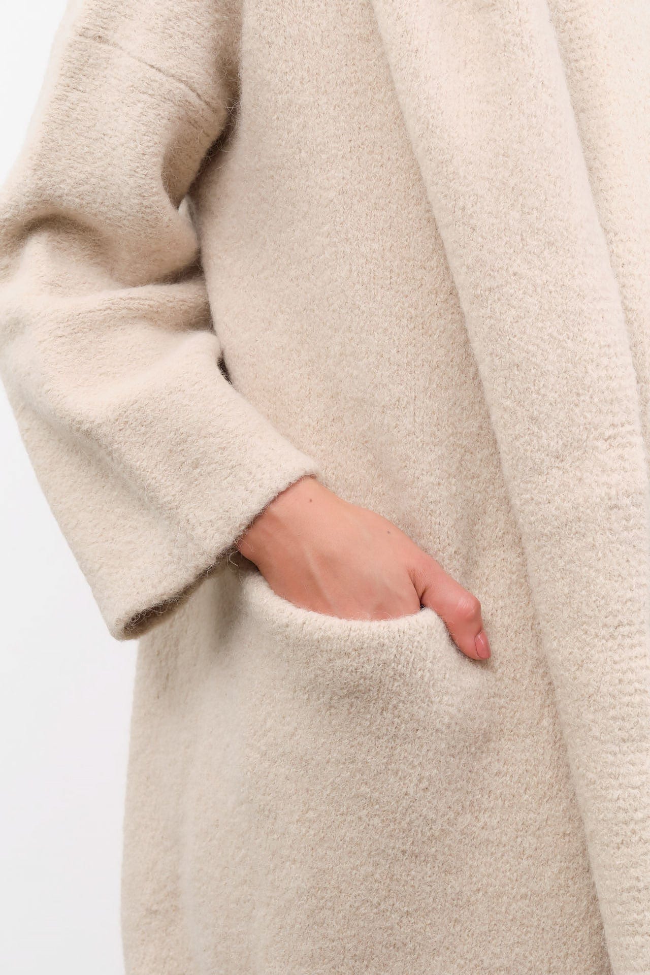 Lauren Manoogian Apparel Womens Outerwear Capote Coat in Antique Melange