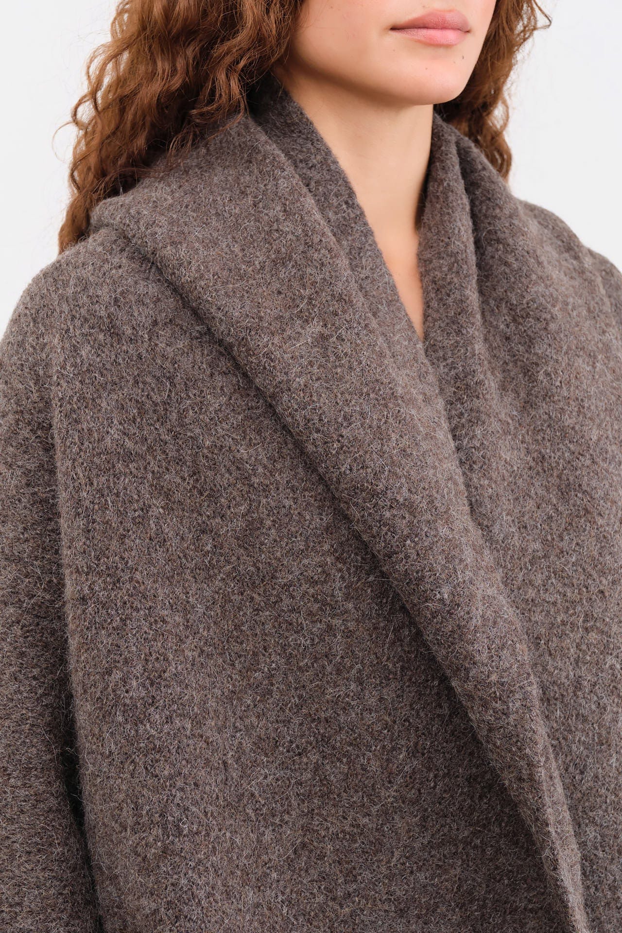 Lauren Manoogian Apparel Womens Outerwear Capote Coat in Patina