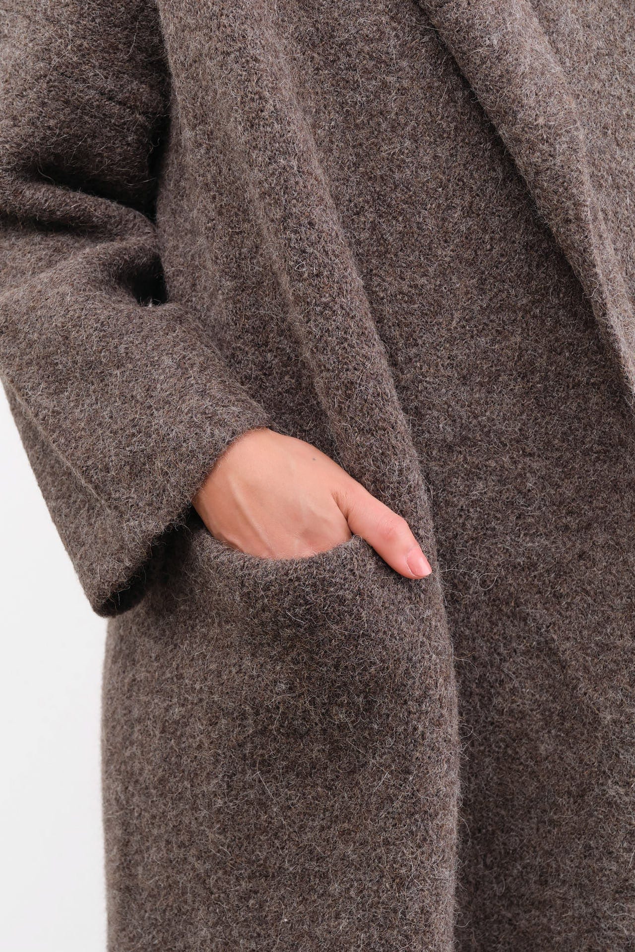 Lauren Manoogian Apparel Womens Outerwear Capote Coat in Patina