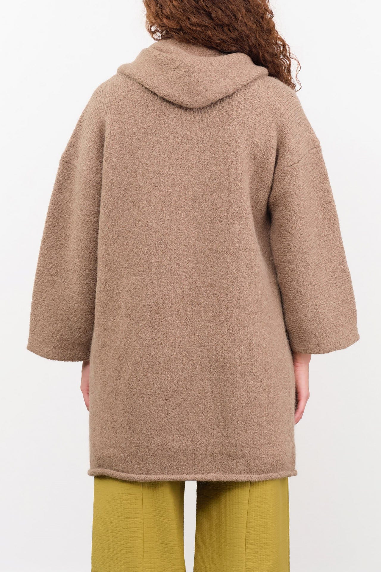 Lauren Manoogian Apparel Womens Outerwear Capote Coat in Tobacco
