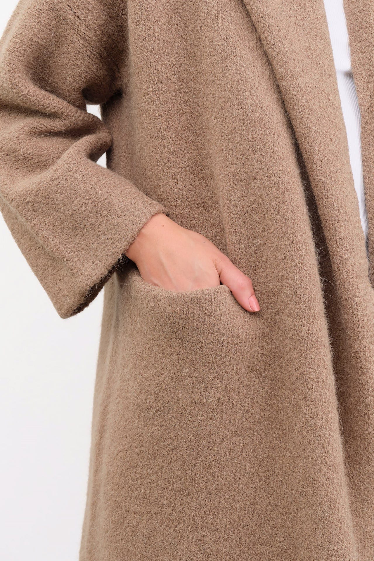 Lauren Manoogian Apparel Womens Outerwear Capote Coat in Tobacco