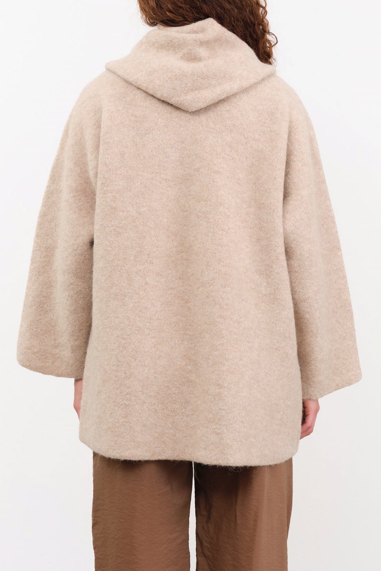 Lauren Manoogian Apparel Womens Outerwear Double Face Coat in Oak