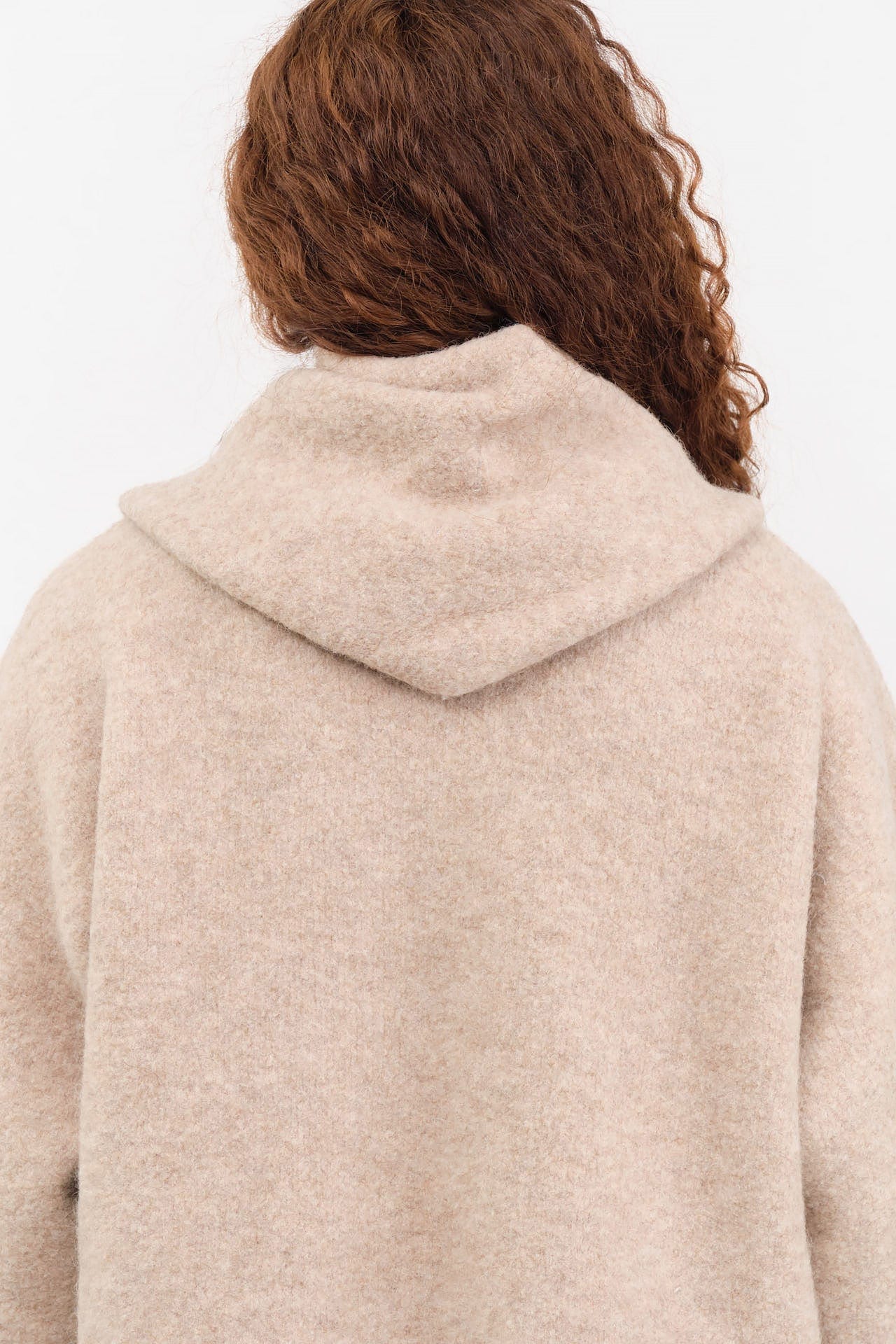 Lauren Manoogian Apparel Womens Outerwear Double Face Coat in Oak