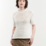 Lauren Manoogian Apparel Womens Sweaters Handknit Jersey Tee