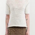 Lauren Manoogian Apparel Womens Sweaters Handknit Jersey Tee