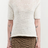 Lauren Manoogian Apparel Womens Sweaters Handknit Jersey Tee