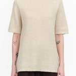 Lauren Manoogian Apparel Womens Sweaters Line Quilt Tee
