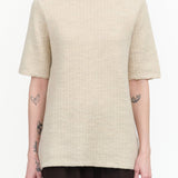 Lauren Manoogian Apparel Womens Sweaters Line Quilt Tee