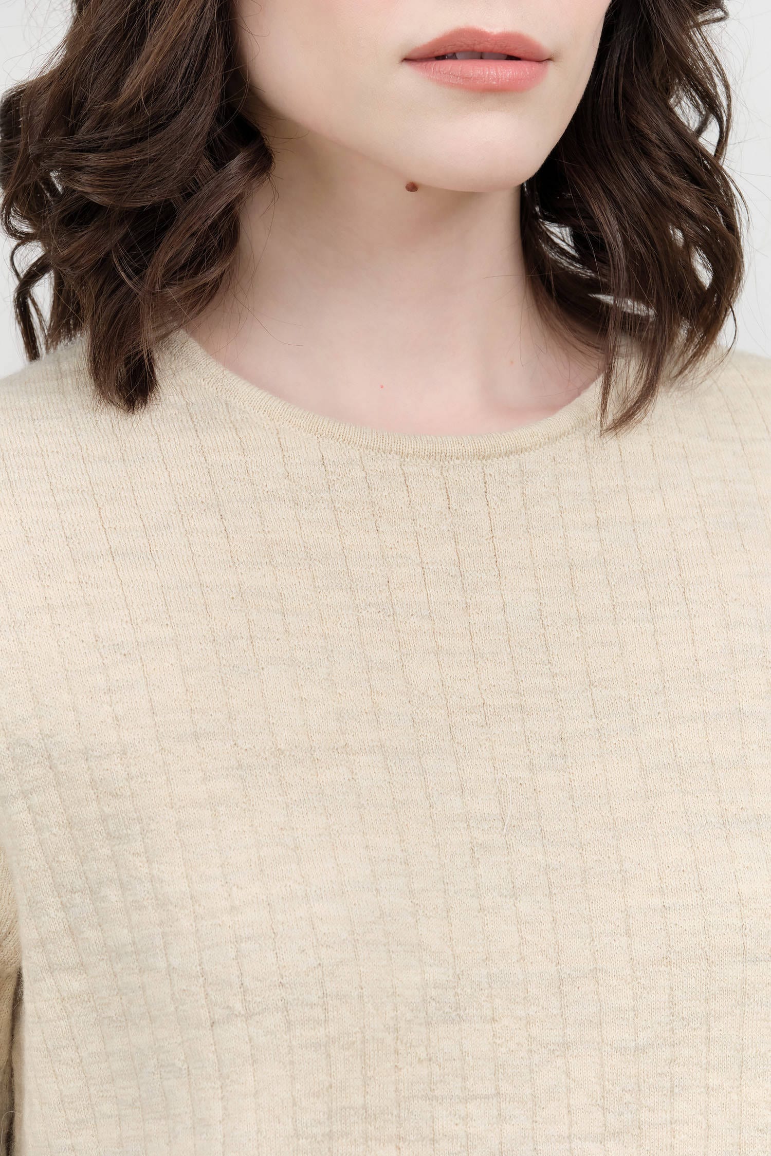 Lauren Manoogian Apparel Womens Sweaters Line Quilt Tee