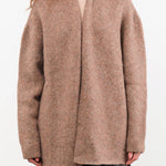 Lauren Manoogian Apparel Womens Sweaters Loft Shawl Cardigan in Spice Spice / One Size